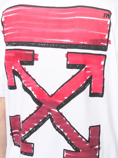 off white do not cross tee