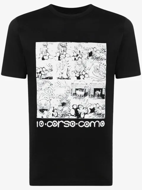 10 CORSO COMO t-shirt à imprimé graphique