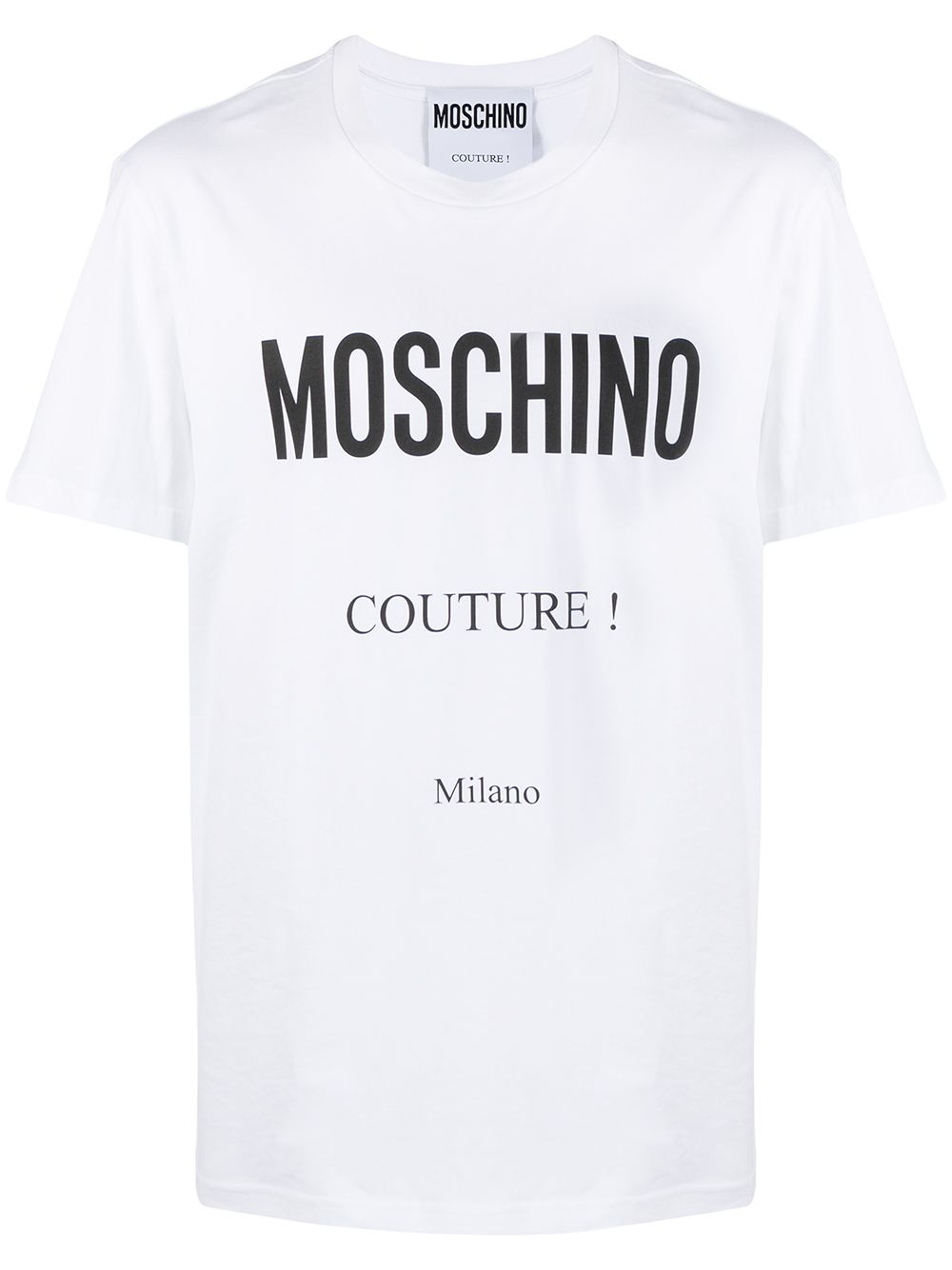 Moschino logo-print Cotton T-shirt - Farfetch