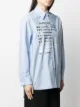 MM6 Maison Margiela рубашка с длинными рукавами и принтом
