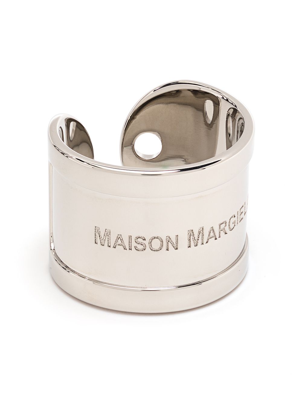 фото Mm6 maison margiela кольцо с гравировкой