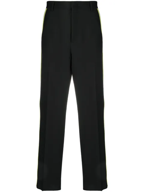 Valentino Garavani pantalones de vestir con rayas laterales