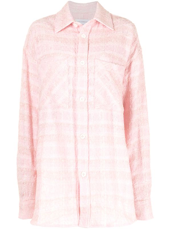 Faith Connexion Tweed Oversized Shirt - Farfetch