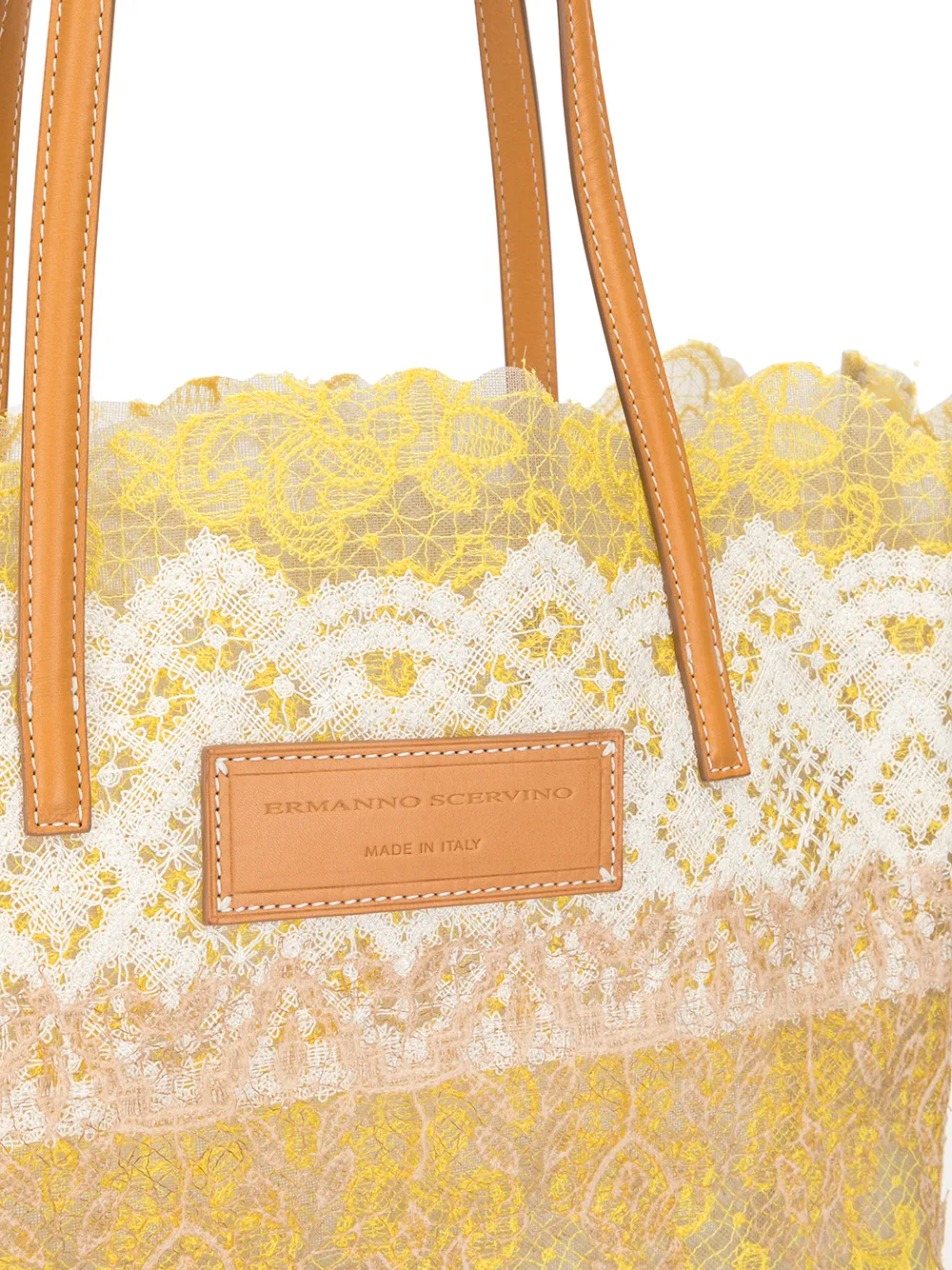 фото Ermanno scervino кружевная сумка-тоут medium