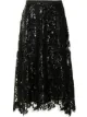 Image 1 of Antonio Marras floral sequin a-line skirt