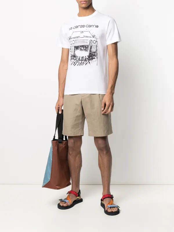 10 CORSO COMO Graphic Print short-sleeved T-shirt | White | FARFETCH