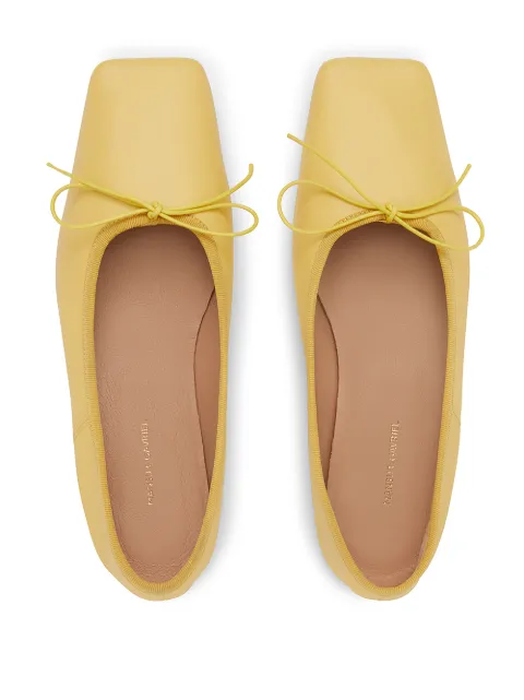 mansur gavriel square toe flats