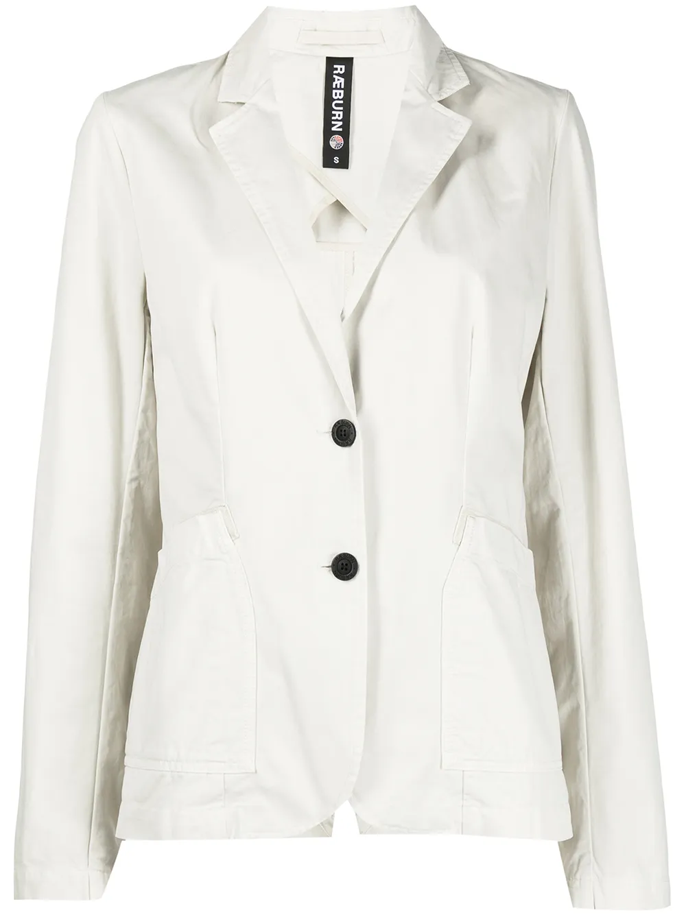 Raeburn однобортный блейзер Laundered