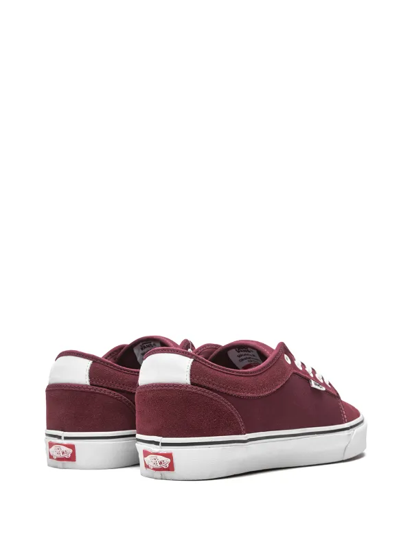 Vans chukka hot sale low burgundy