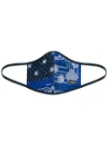 Neighborhood two-tone face mask - Blue