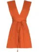 Image 1 of USISI SISTER V-neck sleeveless belted dress