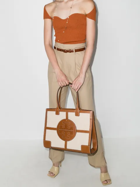 ella canvas quadrant tote tory burch