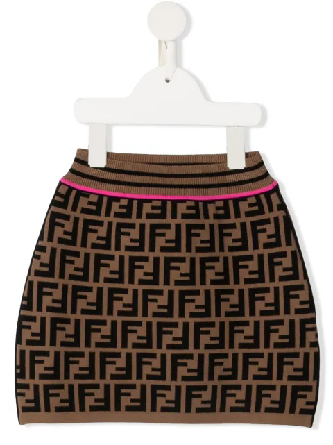 Fendi Kids Saia com padronagem FF