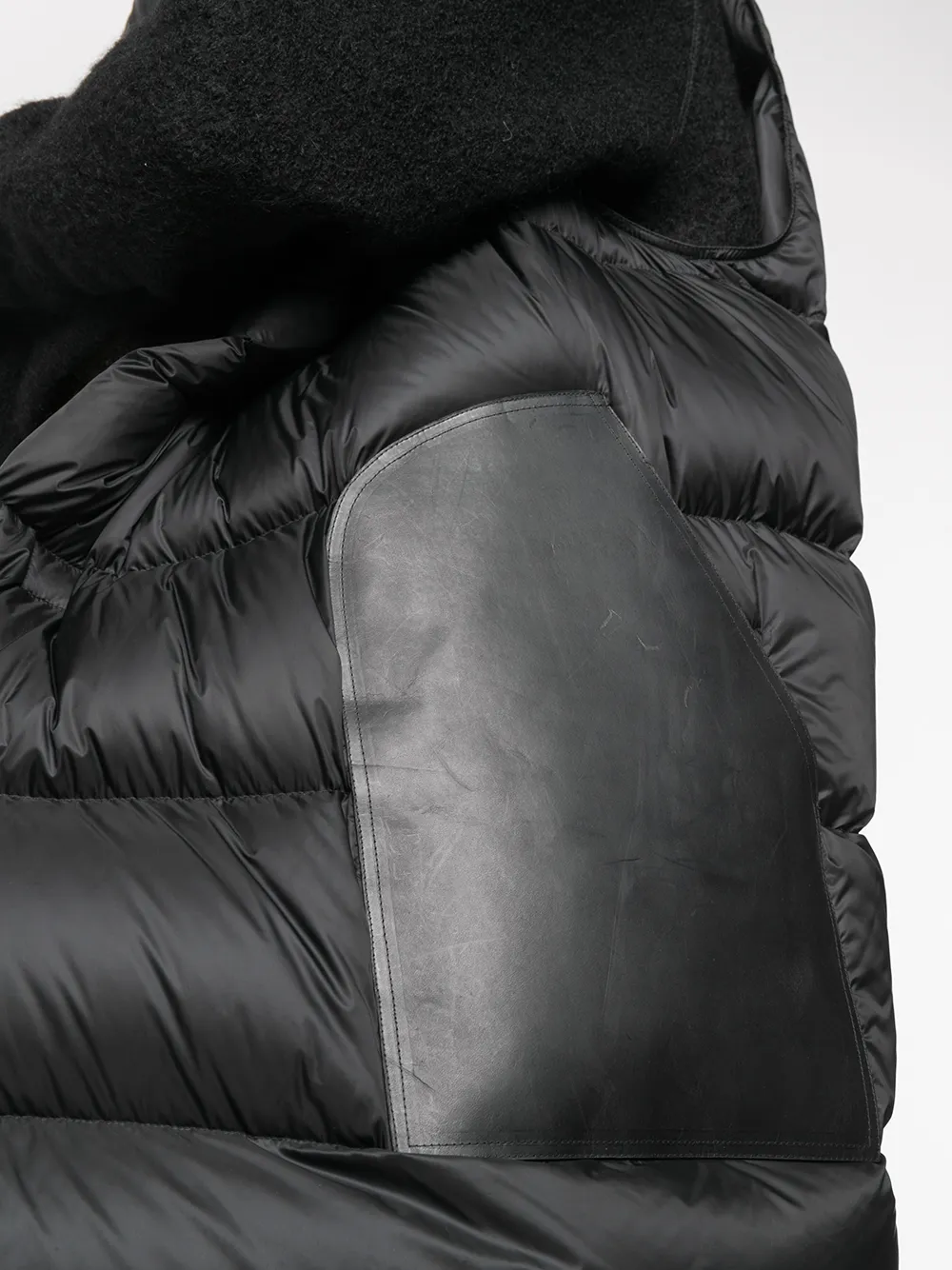 Rick Owens Asymmetric Padded Gilet - Farfetch