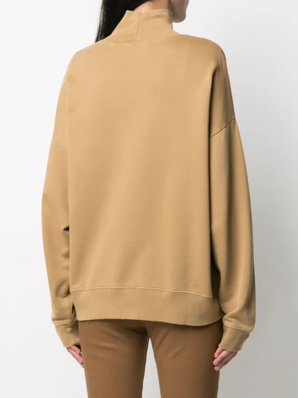 frame funnel neck sweatshirt