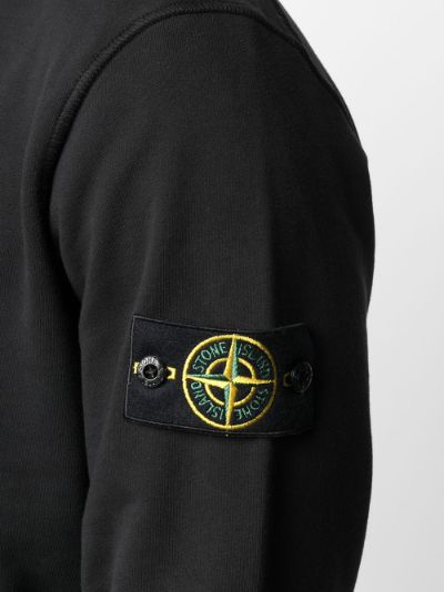 stone island graphic print hoodie