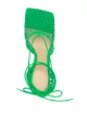 Bottega Veneta wrap-tie mesh pumps