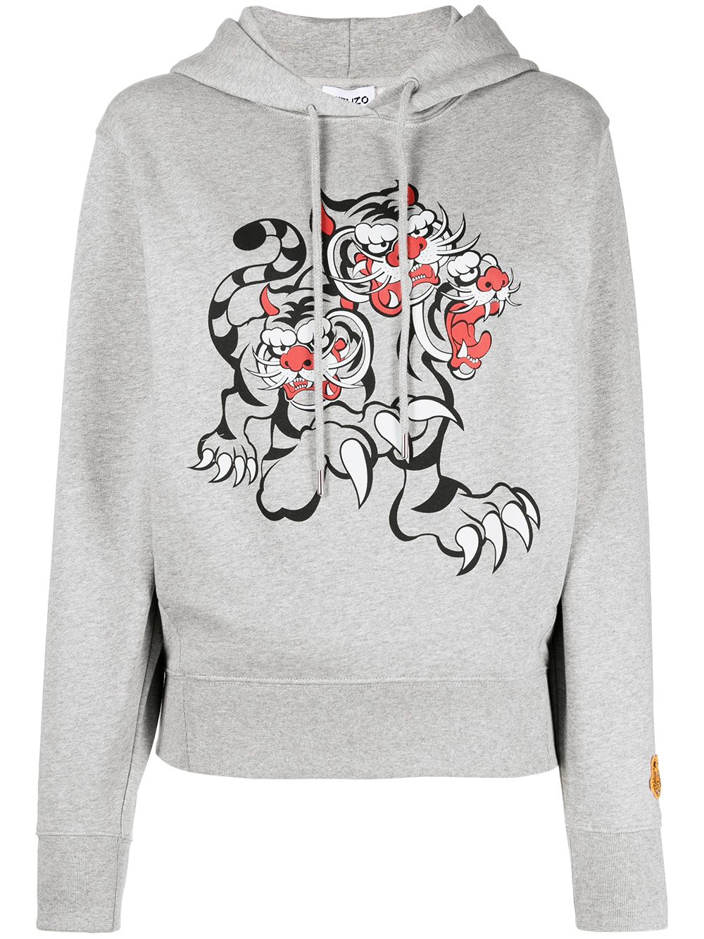 фото Kenzo embroidered three-headed tiger hoodie