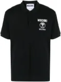 Moschino Double Question Mark short-sleeve polo shirt - Black