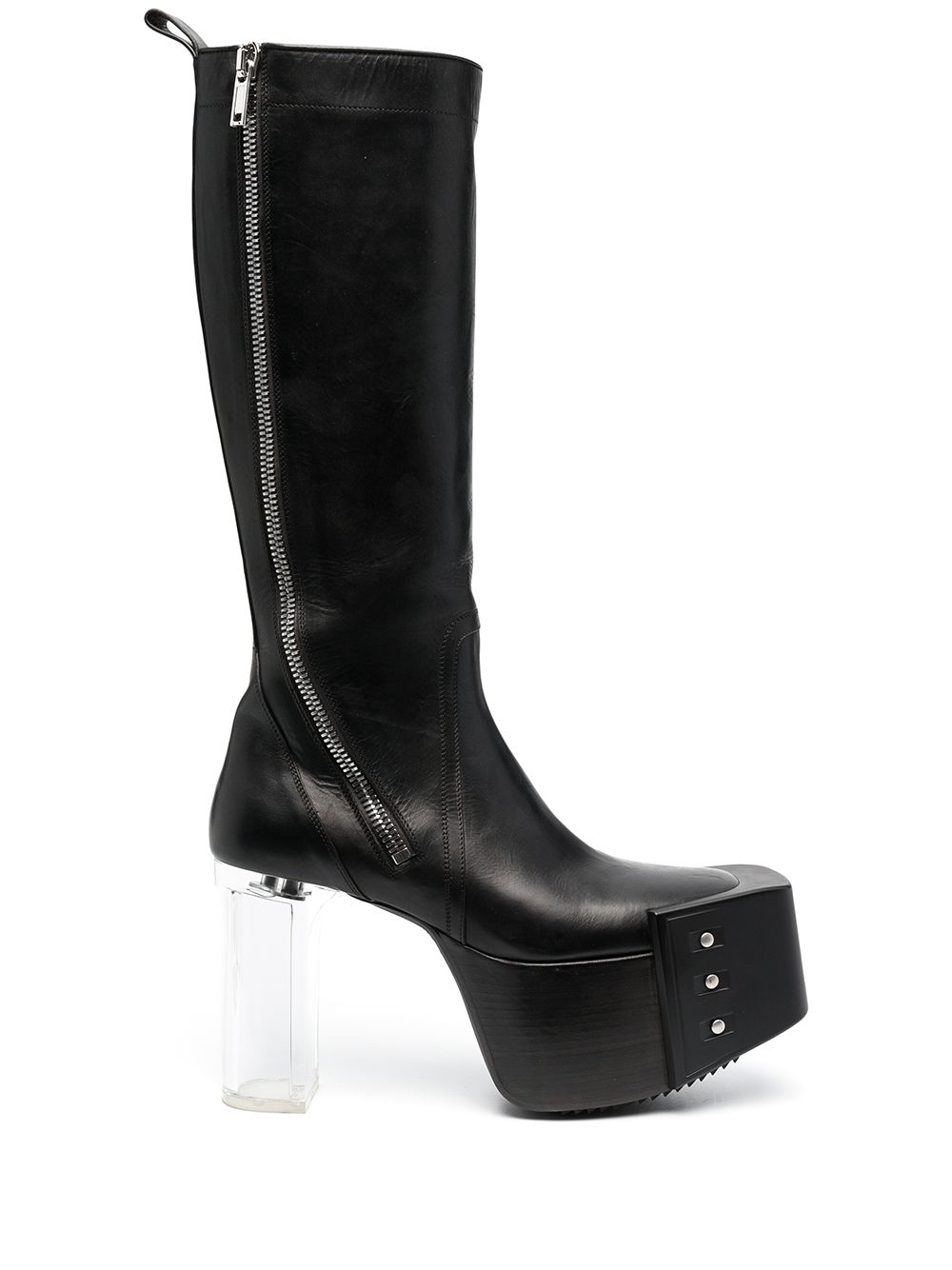 Rick Owens Beveled Platform Boots - Farfetch