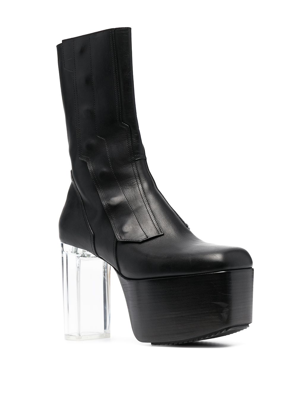 Shop Rick Owens high-heel platform boots with Express Delivery - FARFETCH