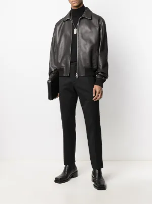 bottega veneta mens leather jacket