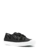 Image 2 of Stone Island logo-print low-top sneakers
