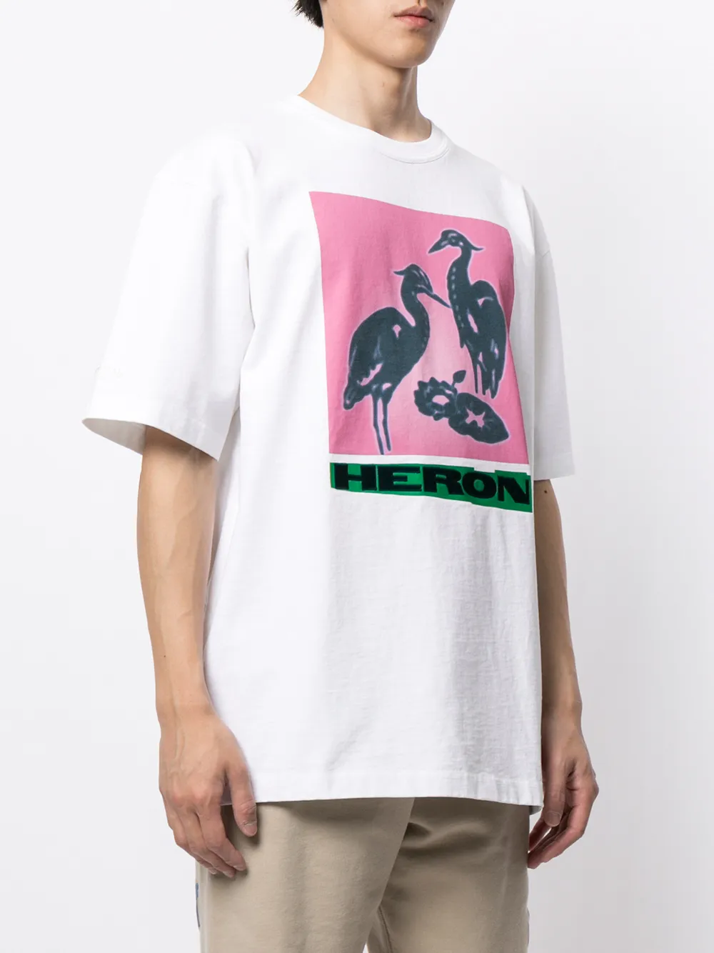 фото Heron preston футболка с принтом