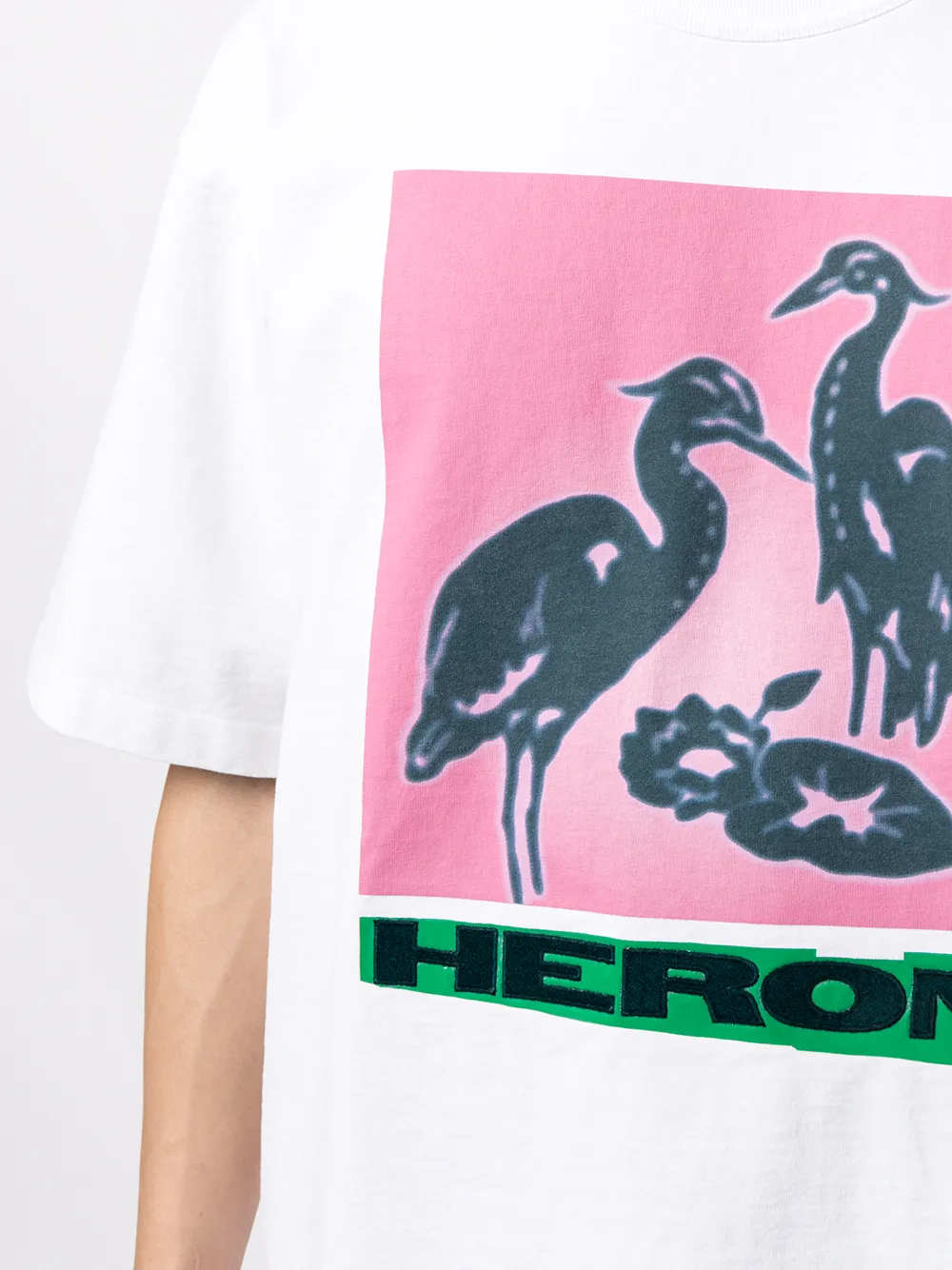 фото Heron preston футболка с принтом
