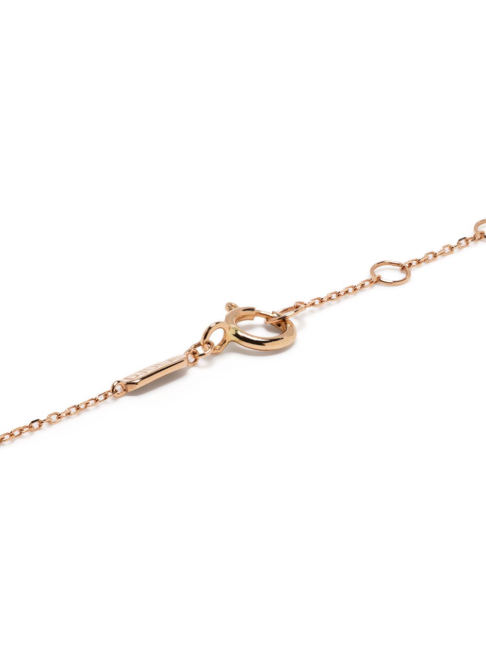 фото Djula цепочка на шею из розового золота с бриллиантом