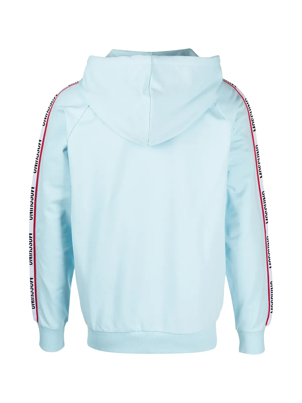 Moschino Hoodie met logoband - Blauw