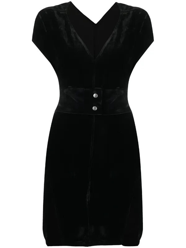 VIP【関税送料無料】希少 RICK OWENS BLACK WOOL DRESS Rick Owens Full Length Black Dress | eBay