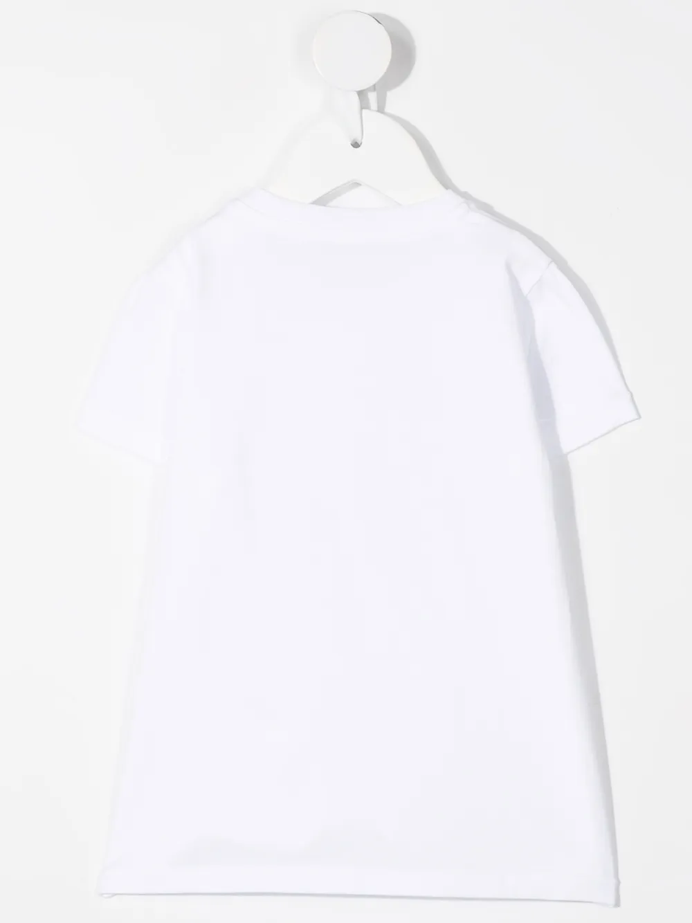 Moncler Enfant T-shirt met logoprint - Wit