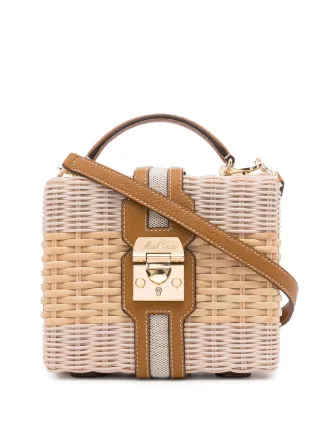 Mark Cross Harley Rattan Draagtas Farfetch