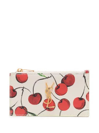 ysl cherry wallet