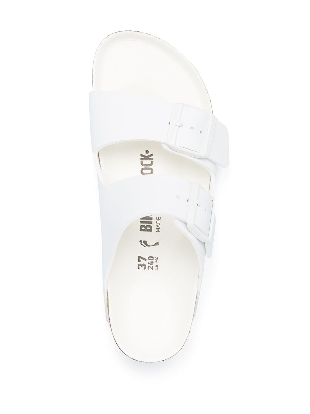 Shop Birkenstock Arizona Slip-on Sandals In White