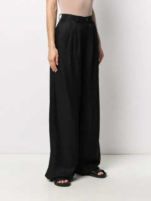 ANINE BING Carla wide-leg Long Trousers 