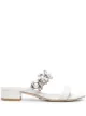 Image 1 of Stuart Weitzman Heidi 35mm rhinestone-embellished sandals