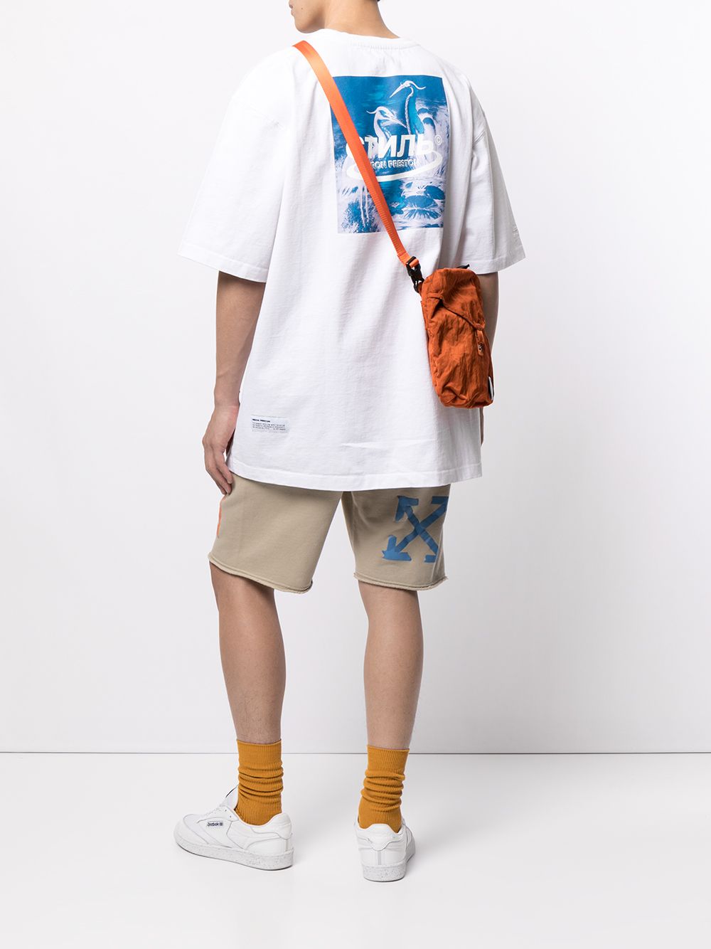 фото Heron preston футболка с логотипом