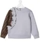 Image 1 of Fendi Kids FF pattern ruffled sweatshirt