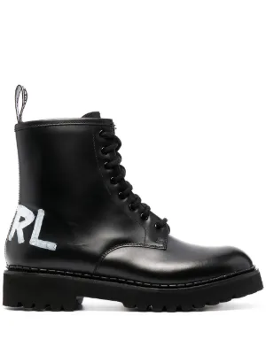 Karl lagerfeld boots womens clearance