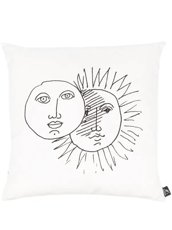 Fornasetti リバーシブル クッション | ブラック | FARFETCH JP