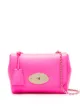 Image 1 of Mulberry hot pink cross-body bag with chain-link shoulder strap