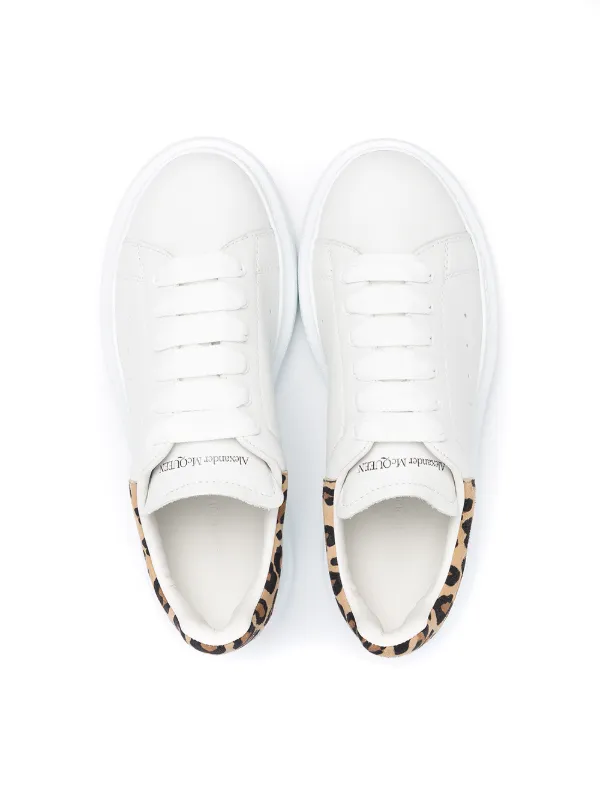 alexander mcqueen oversized sneaker leopard