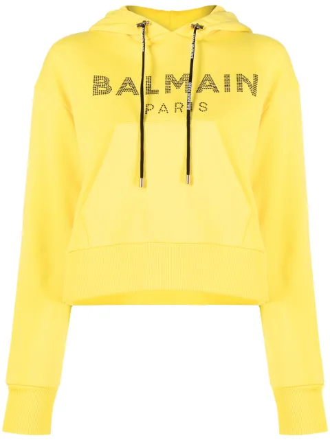 yellow balmain hoodie