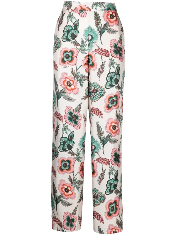 Salvatore Ferragamo Pantaloni Pigiama Con Stampa - Farfetch