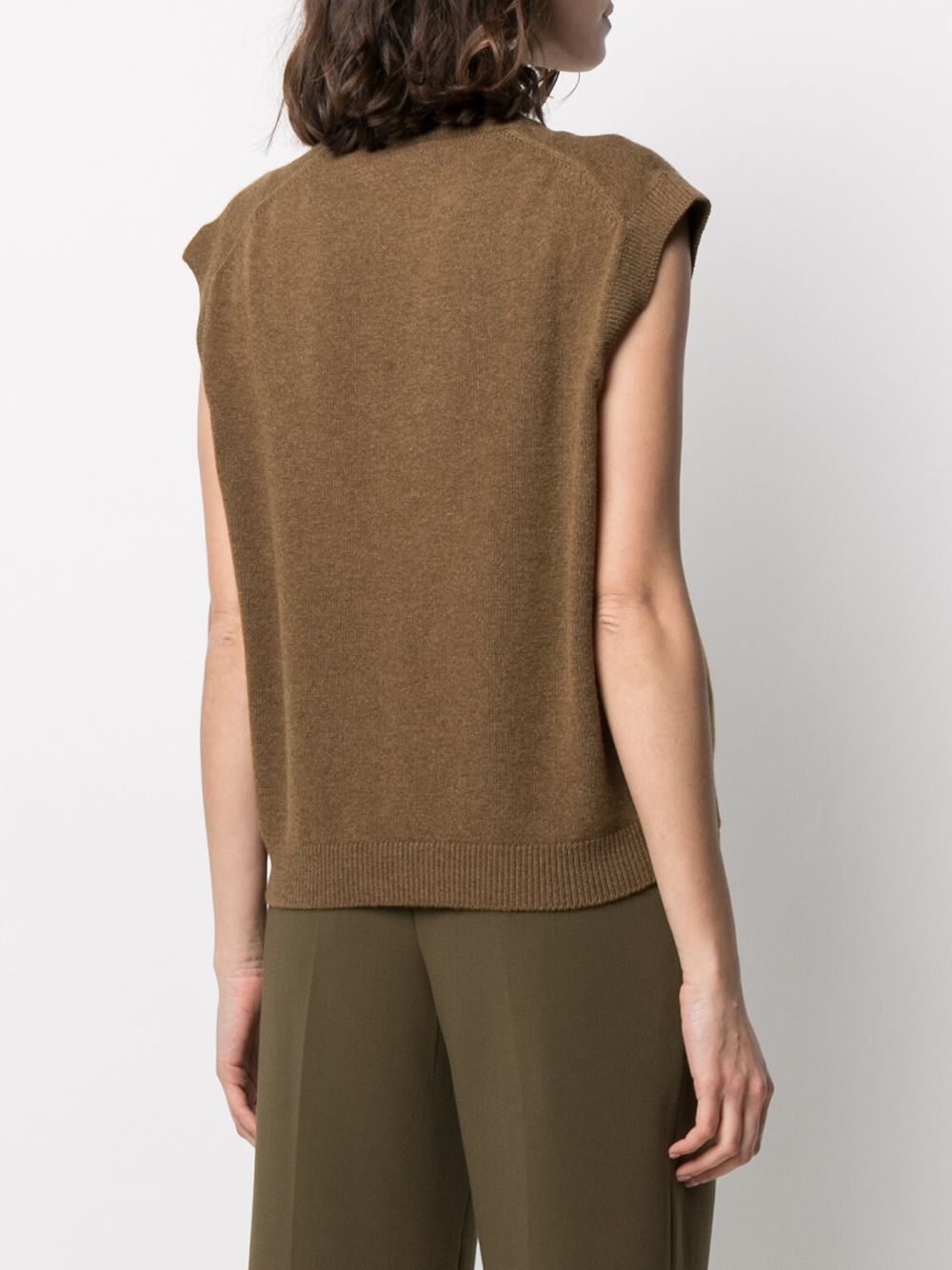 фото Margaret howell v-neck knitted sweatervest