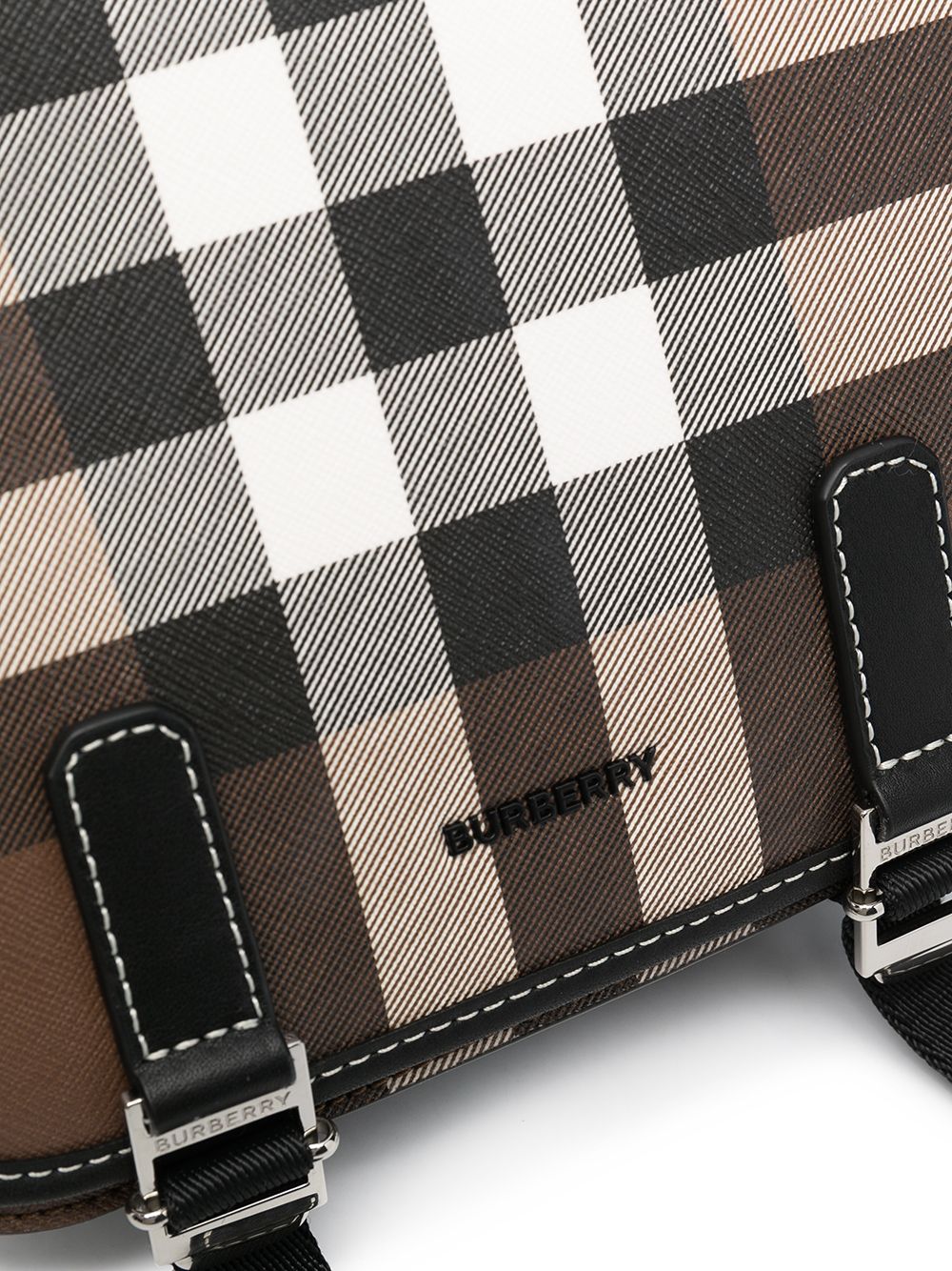 фото Burberry сумка-мессенджер в клетку