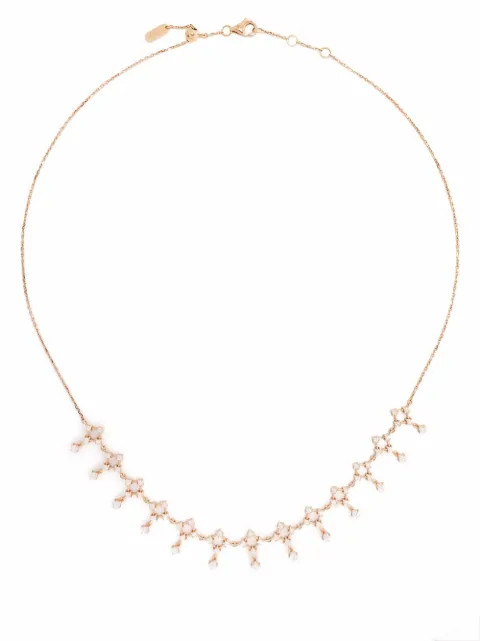 Djula 18kt rose gold Lace diamond choker 