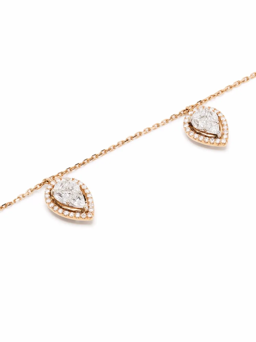 Djula Choker in oro rosa 18 carati con 5 diamanti | Collane | Image 3